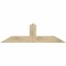 Ekena Millwork Portland Rough Sawn Timber Gable Bracket, Douglas Fir, 60"W x 17"H x 4"D x 6"F, 7/12 Pitch GBW060X17X0406POR00RDF - alternate 1